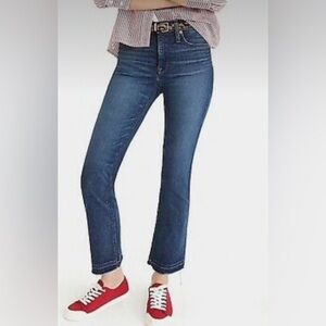J. Crew Billie Demi Boot Crop Distresses Jeans s 31